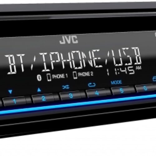 AUTORADIO CON MECANISMO + BT + MANDO DE VOLANTE JVC