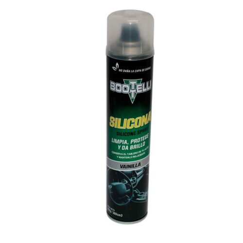 SILICONA SPRAY 360ML BOOTTELLI AROMA VAINILLA (PZA)