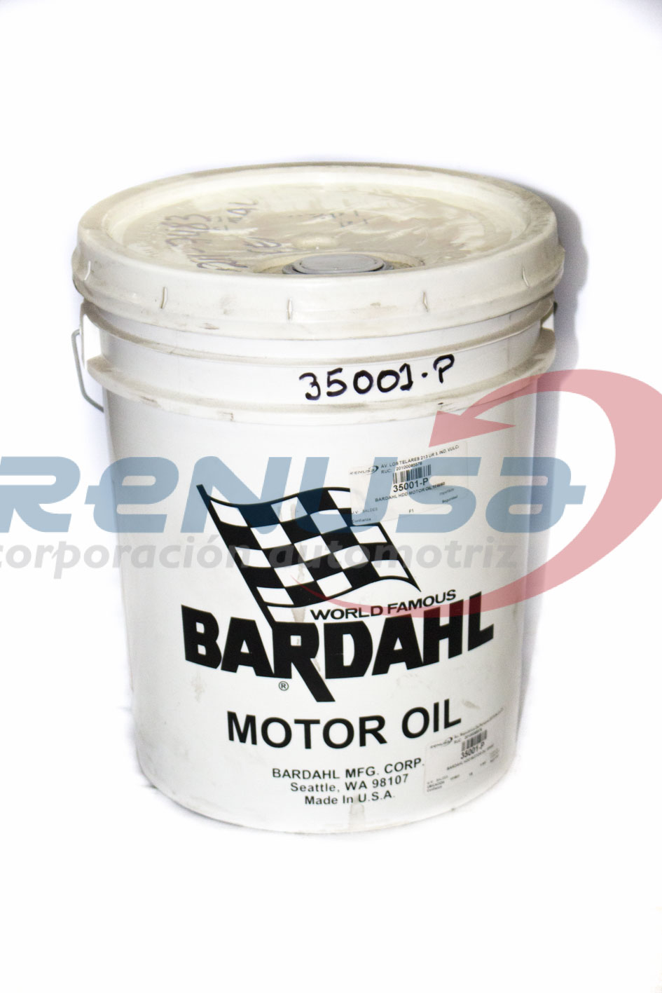 BARDAHL HDD MOTOR OIL 15W40 CJ-4/SN BAL 5 GL.