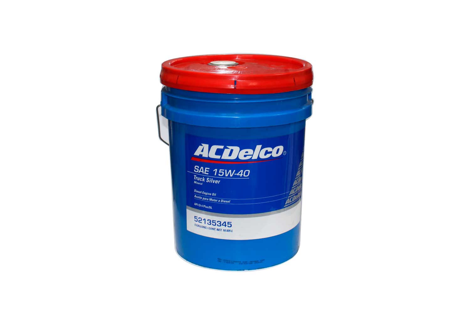ACEITE ACDELCO 15W40 CI4 Plus ( BALDE 5 Glns )
