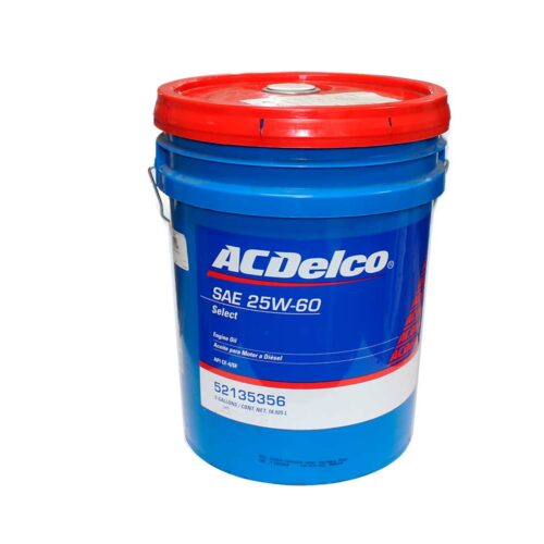 ACEITE ACDELCO 25W60 CF-4 /SF ( BALDE 5 Glns )