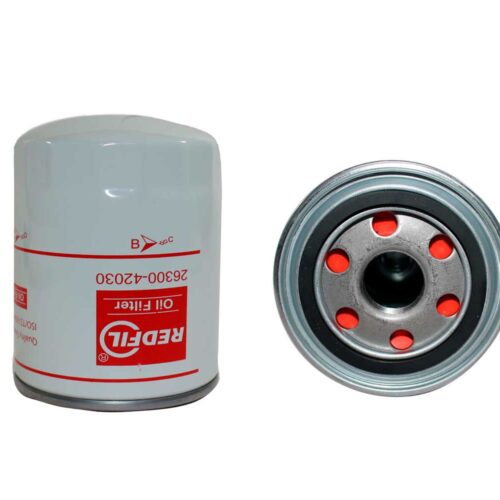 FILTRO DE ACEITE. H1,H100,HD45,H350,D4BH,D4BB,D4CB;KIA:SORENTO,K2700,K3000 J2,JT 05-UP (26300-42040)