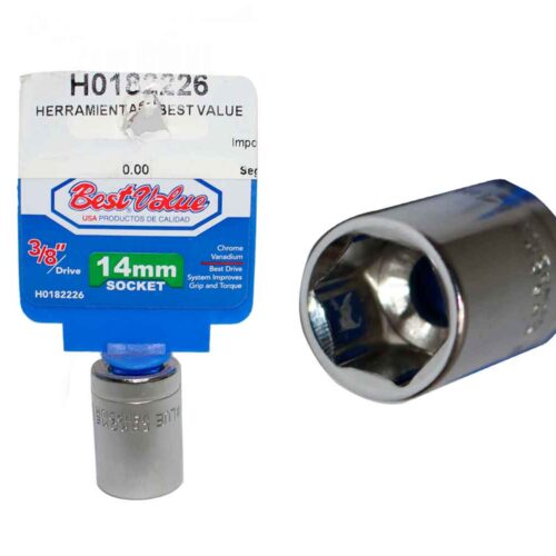SOCKET 14MM EN 3/8 BEST VALUE