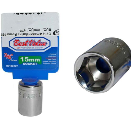 SOCKET 15MM EN 3/8 BEST VALUE