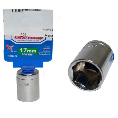 SOCKET 17MM EN 3/8 BEST VALUE