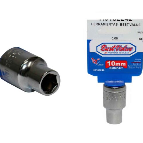 SOCKET 10MM EN 1/2 BEST VALUE