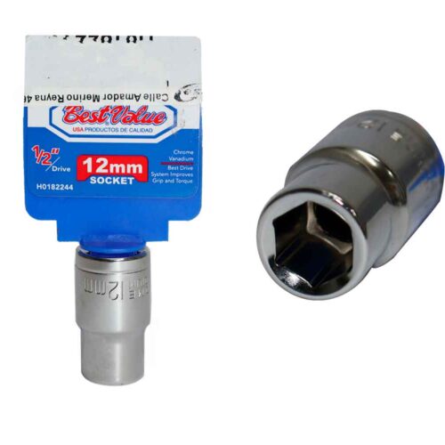 SOCKET 12MM EN 1/2 BEST VALUE