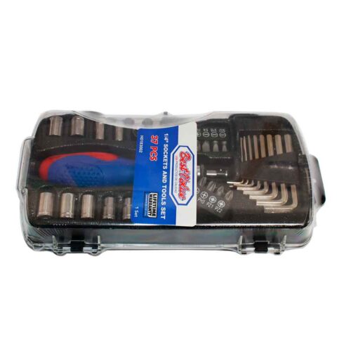 JGO SOCKETS 37 PCS 1/4 Y PUNTAS