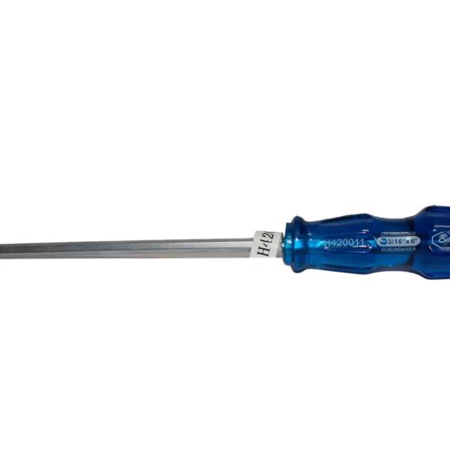 DESTORNILLADOR MANGO AZUL(-)3/16 X6 BV