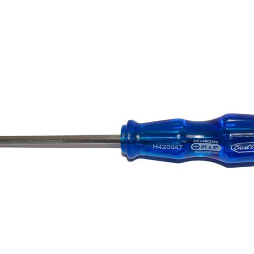 DESTORNILLADOR MANGO AZUL (+) #1X4 BV.