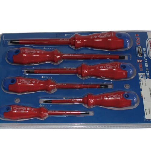 JGO 6 PCS DESTORNILLADOR INSULADO BV.