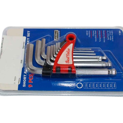 JGO LLAVES HEXAGONAL 9 PCS MM