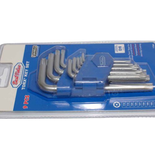 JGO LLAVES TORX 9 PCS CRV.