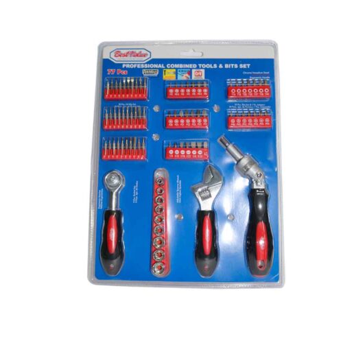 JGO DE HERRAMIENTAS COMBINADAS Y PUNTAS 77