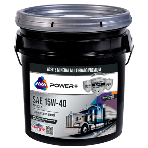AVA Power + Mineral SAE 15W40 API CI4  (MBAL 2.5 GAL)
