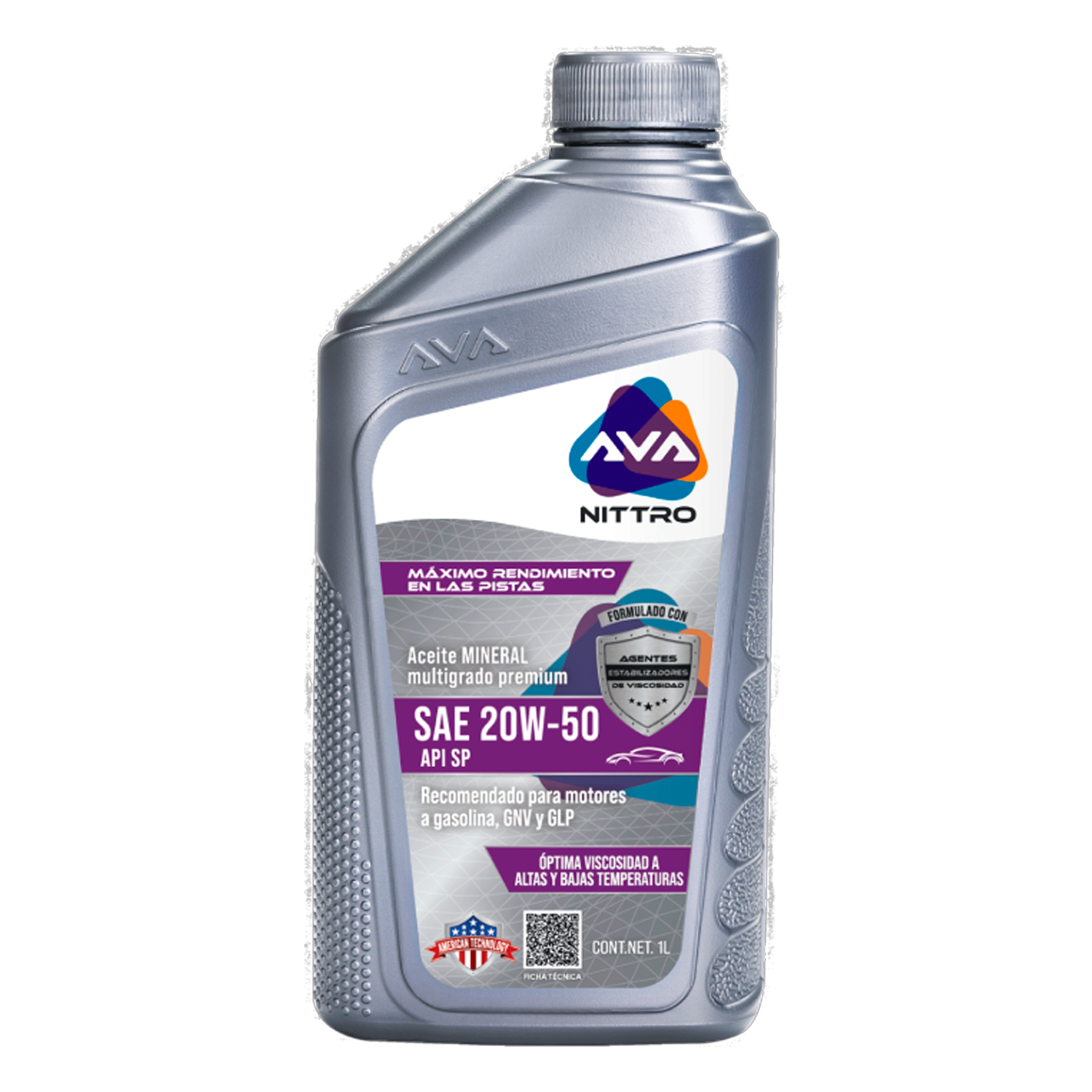 Api Kit Mineral Oil AVA NITTRO MINERAL SAE 20W50 API SP (CAJA 12X1LT) | Renusa