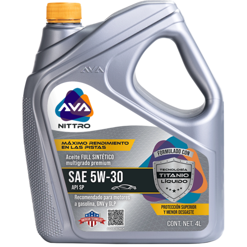 AVA NITTRO SINTETICO SAE 5W30 API SP (CAJA 3X4LT)